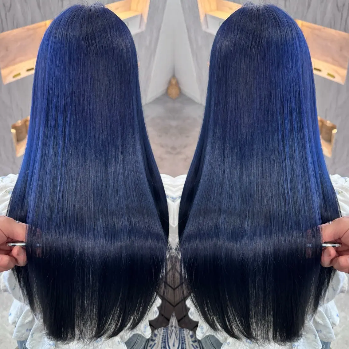 ロング カット ヘアカラー トリートメント 髪質改善🪞 美髪縮毛矯正🪞城のヘアスタイル
