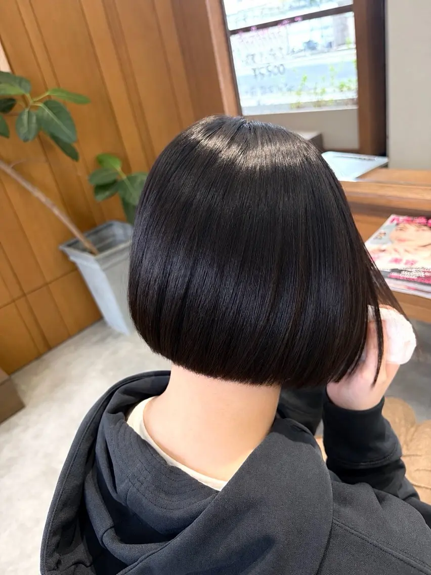 ショート ショートボブ ボブレイヤー ボブ 顔周りカット 韓国風ヘア カット fulam － KAEDEのヘアスタイル