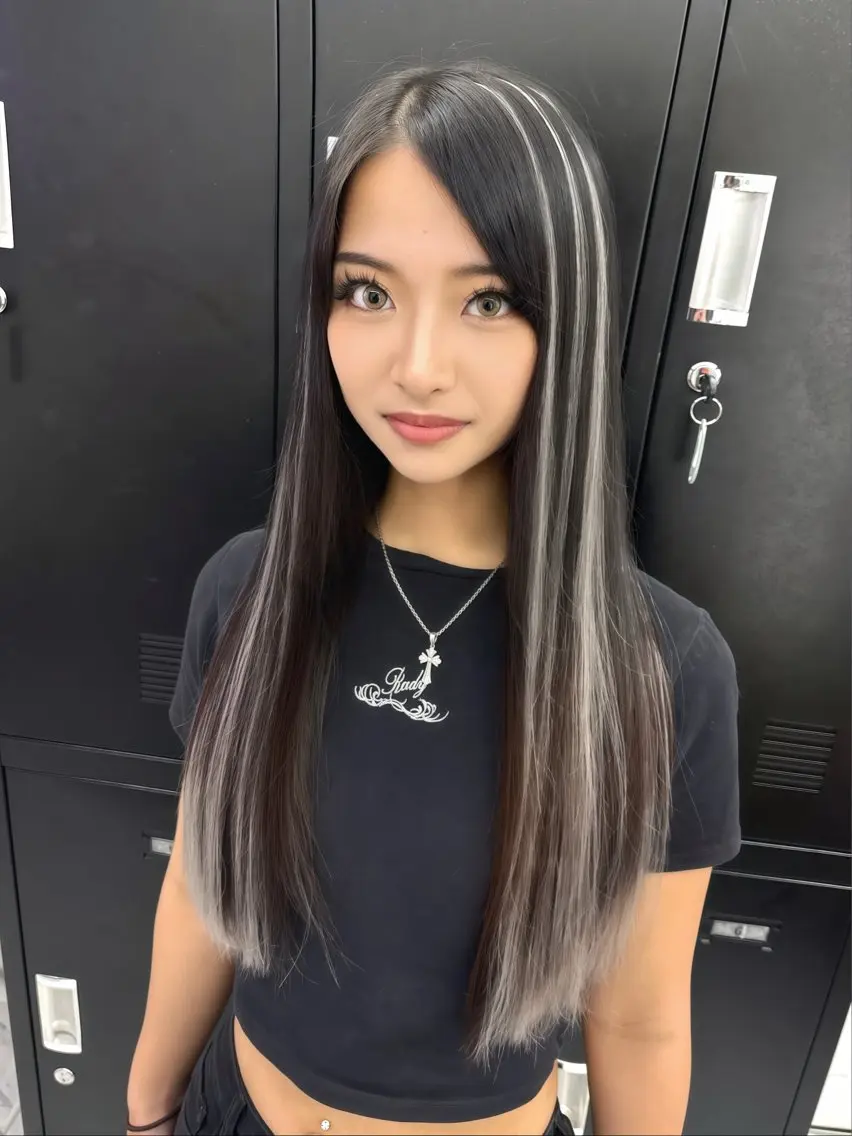 ロング カラー ヘアカラー エクステ 🌈評価No.1🌈 艶髪カラー❌エクステのヘアスタイル