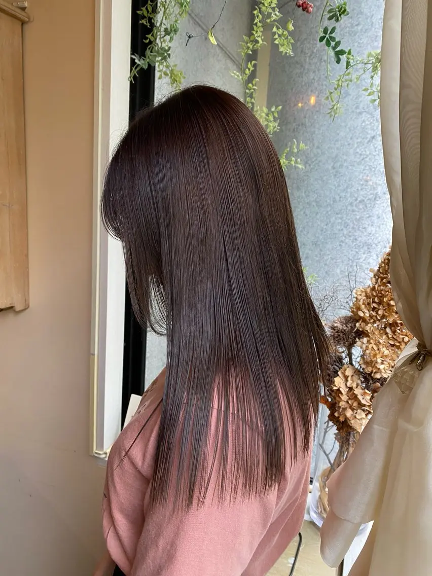 カラー 笠井 彩花のヘアスタイル