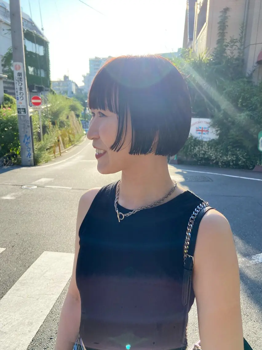 ショート カラー 代官山 ボブヘアーのヘアスタイル
