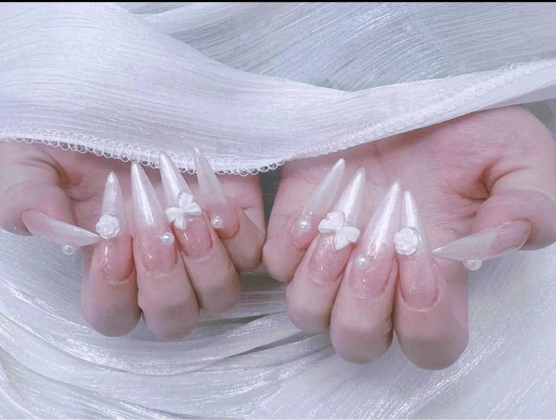 ネイル 長さ出し マグネットネイル ハンドネイル ハンドケア MOMO NAIL 北与野のネイルデザイン