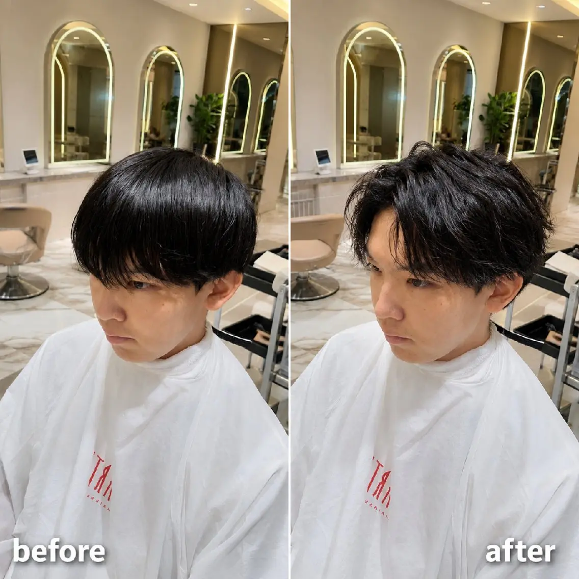 メンズ ヘアセット こが とあのヘアスタイル
