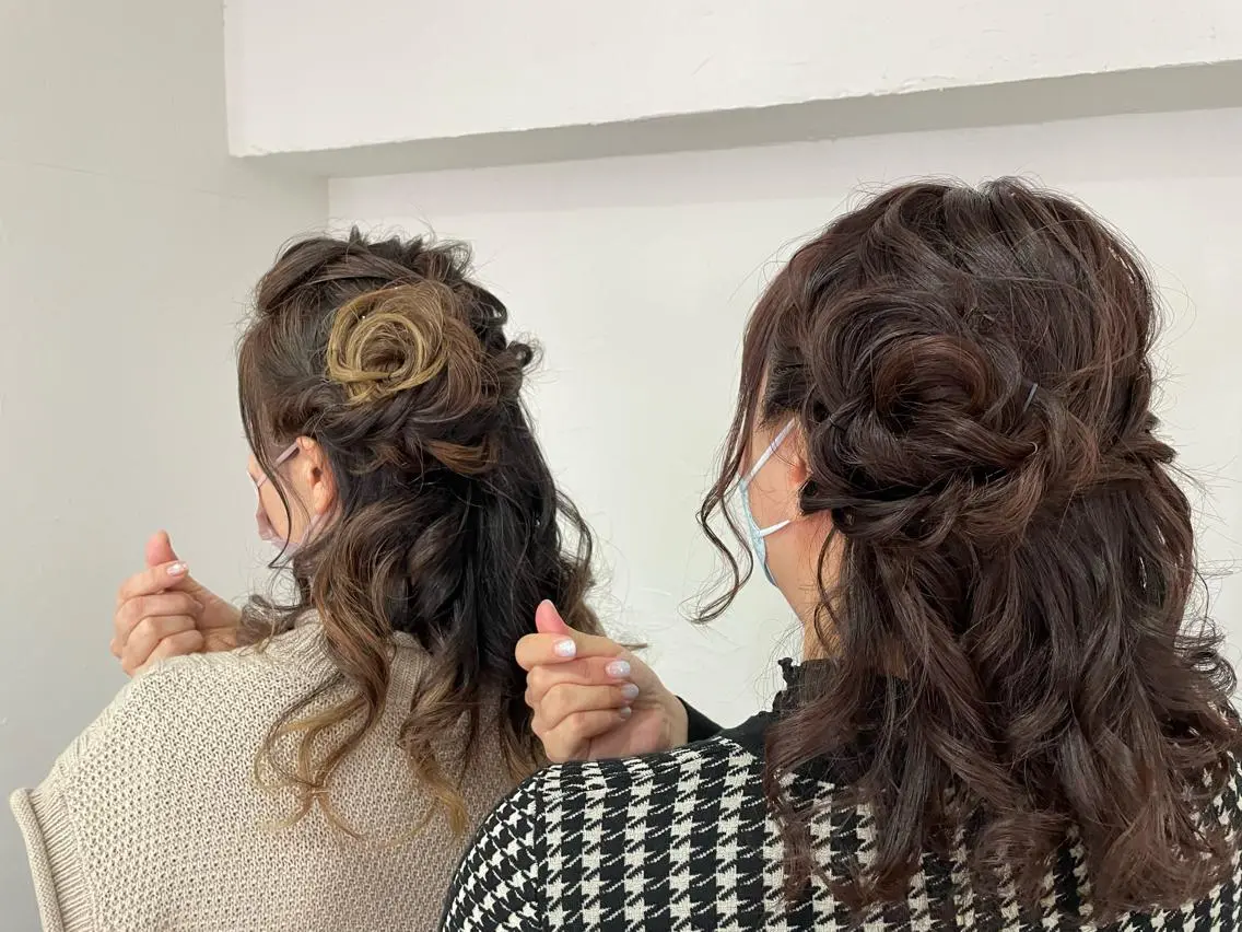 ヘアアレンジ ヘアセット HempBeauty 浅野アサミのヘアスタイル