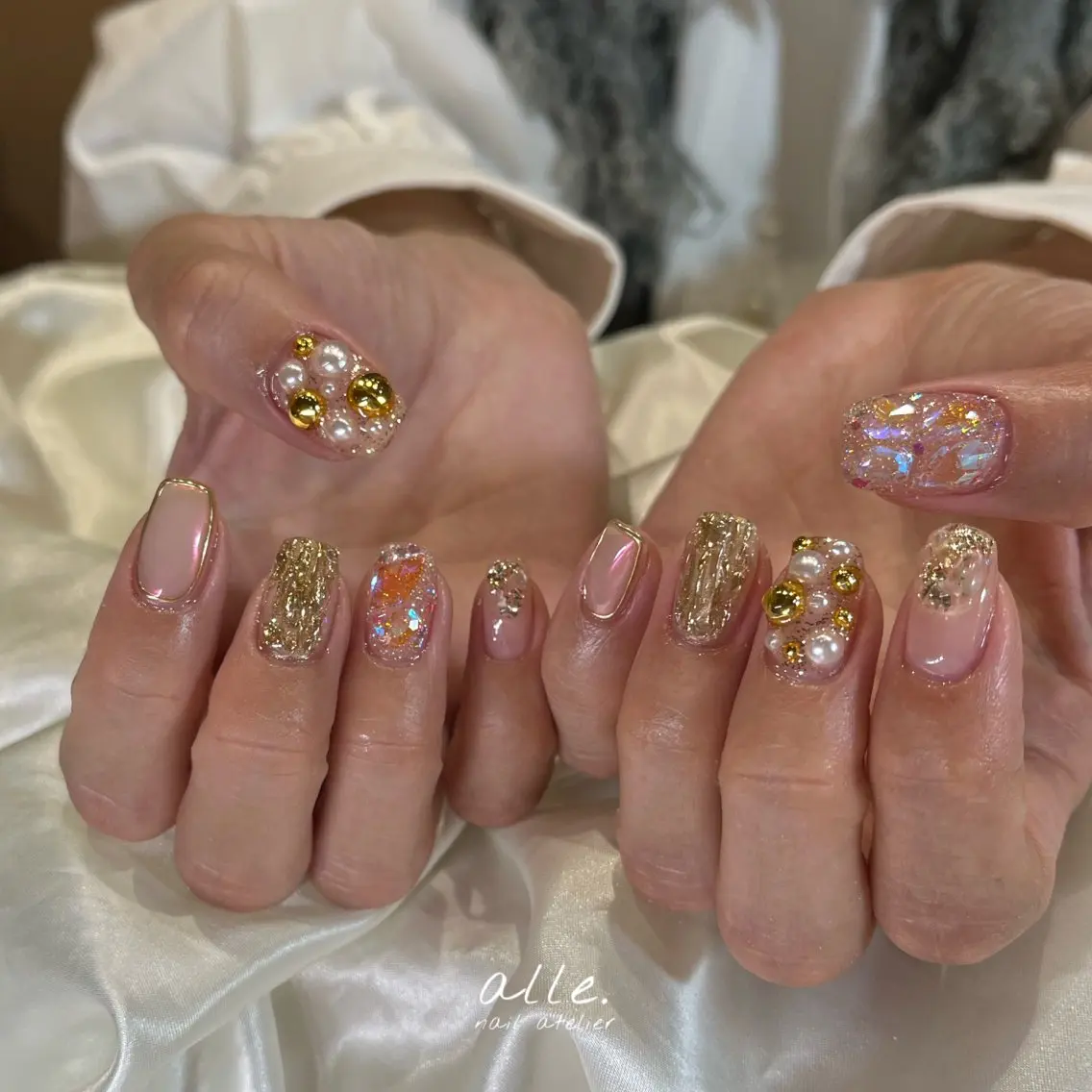 ネイル ハンドネイル atelier alle.のネイルデザイン
