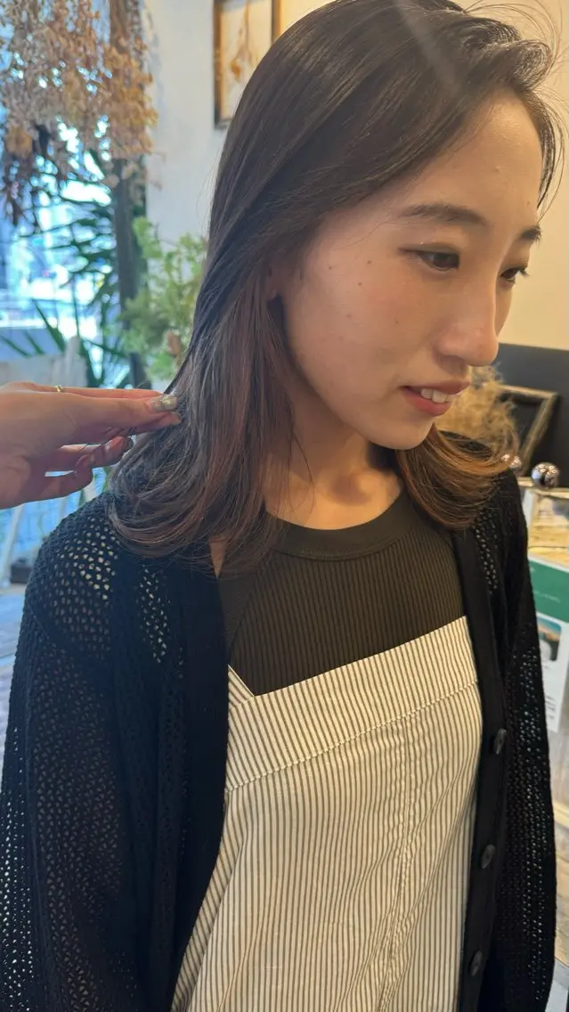 カラー イヤリングカラー ヘアカラー m ā l o.🌷 サカモトマイコのヘアスタイル