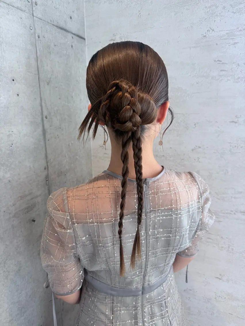 ヘアアレンジ はやしほのか｜ ヘアセット×カラーのヘアスタイル