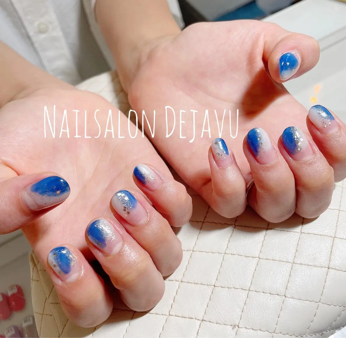 ネイル アートネイル 夏ネイル ハンドネイル Nail salon Dejavu 🌿のネイルデザイン