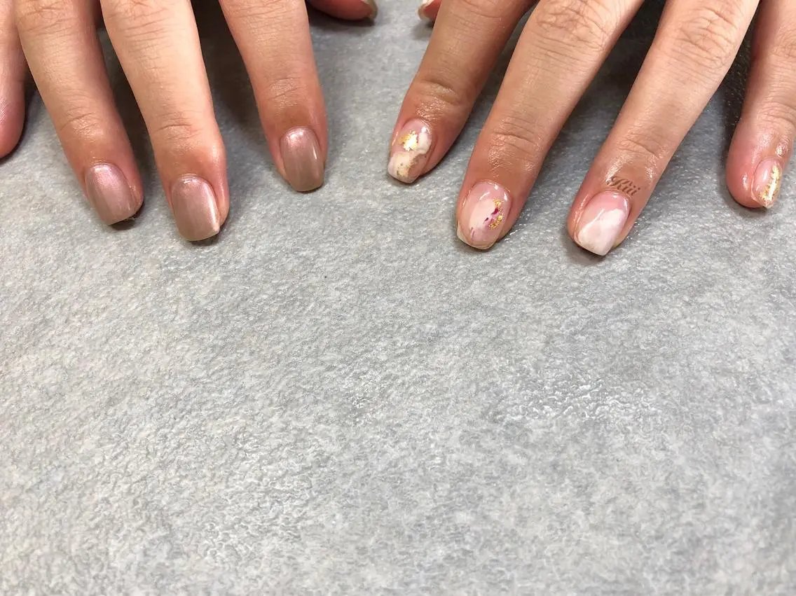 ネイル ハンドネイル フットネイル kiii.__ ✴︎*のネイルデザイン