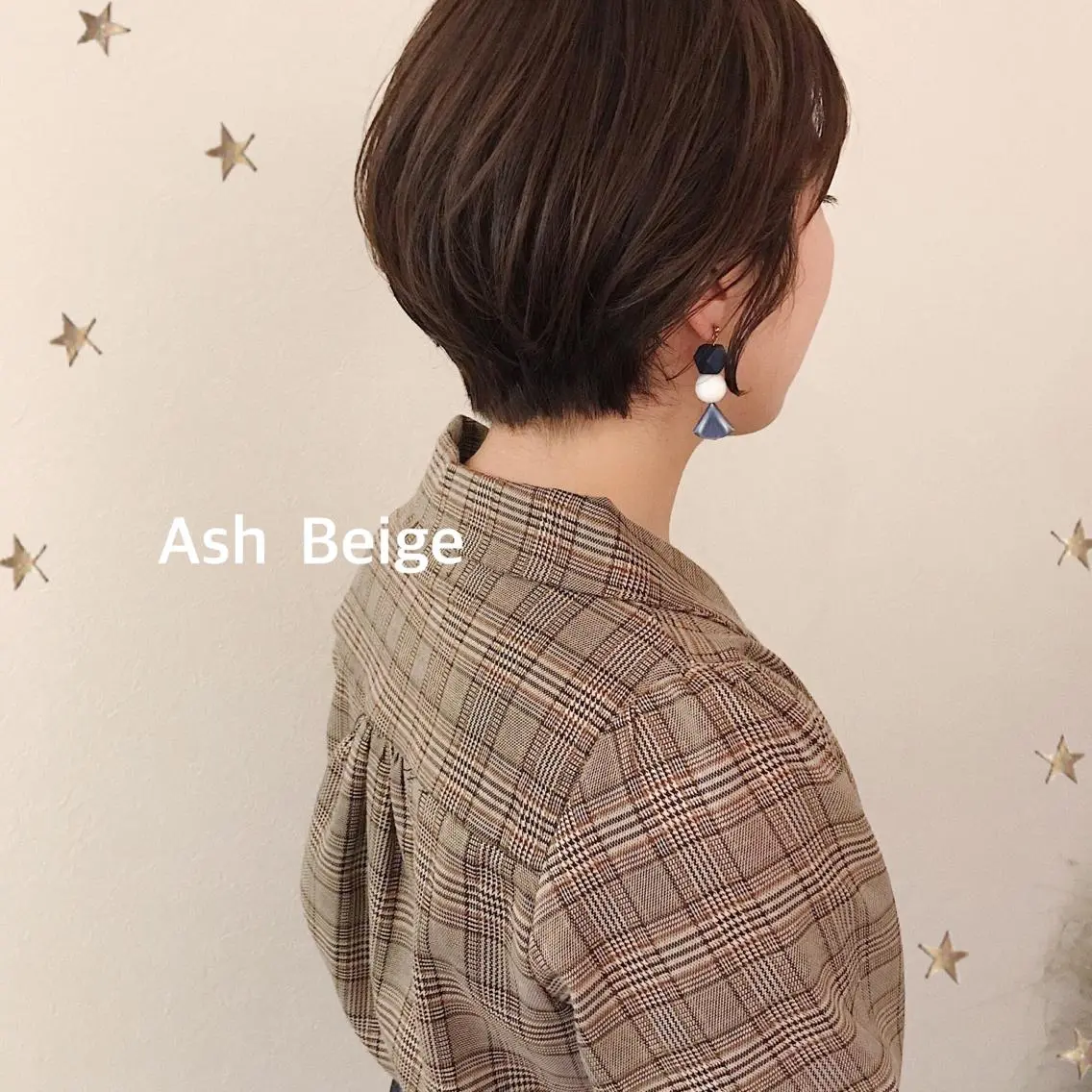 ショート カラー カット ヘアカラー 市川 千夏のヘアスタイル