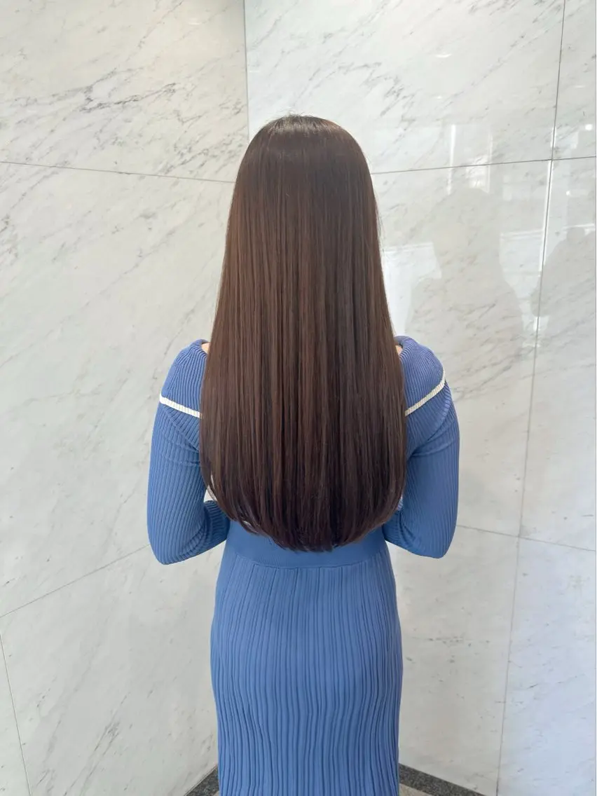 ロング カラー カット ヘアカラー トリートメント 古田 昂也のヘアスタイル