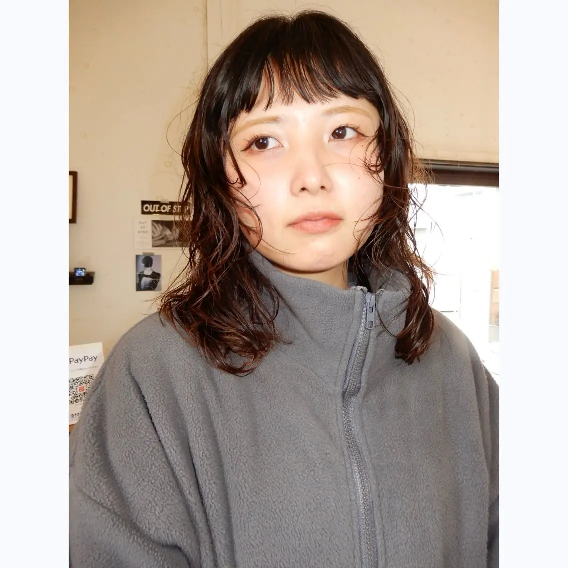 セミロング パーマ カット パーマ デザインカット🎨 ボブ🫟おざきのヘアスタイル