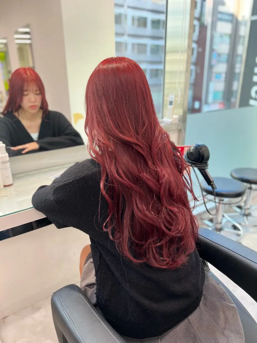 カラー ヘアカラー トリートメント ブリーチなし透明感 💗RYOTAのヘアスタイル