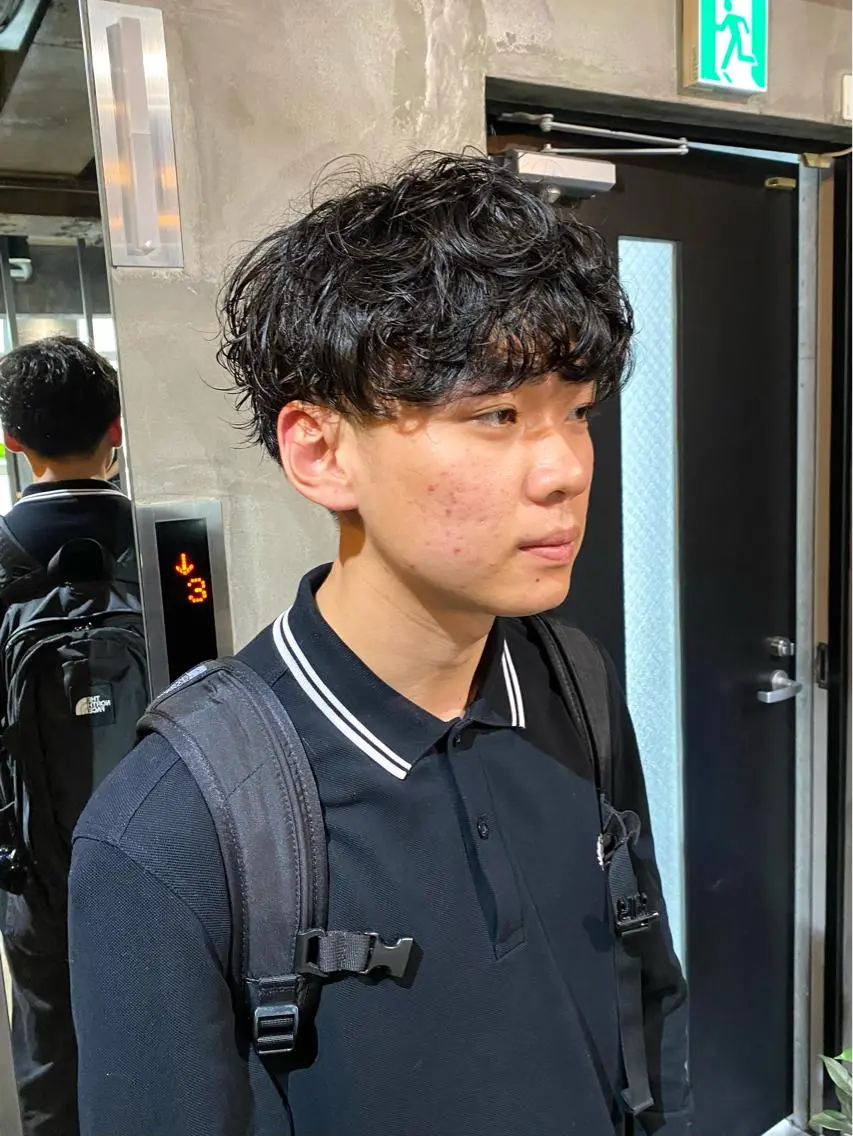 ⚡️カット+メンズパーマ⚡️／¥8,500の写真