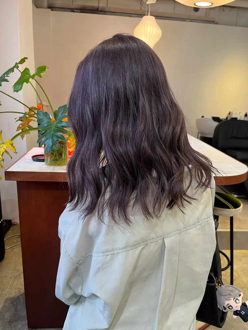ミディアム カラー ヘアカラー Sanaダブルカラー ✨️パルコ徒歩1分のヘアスタイル