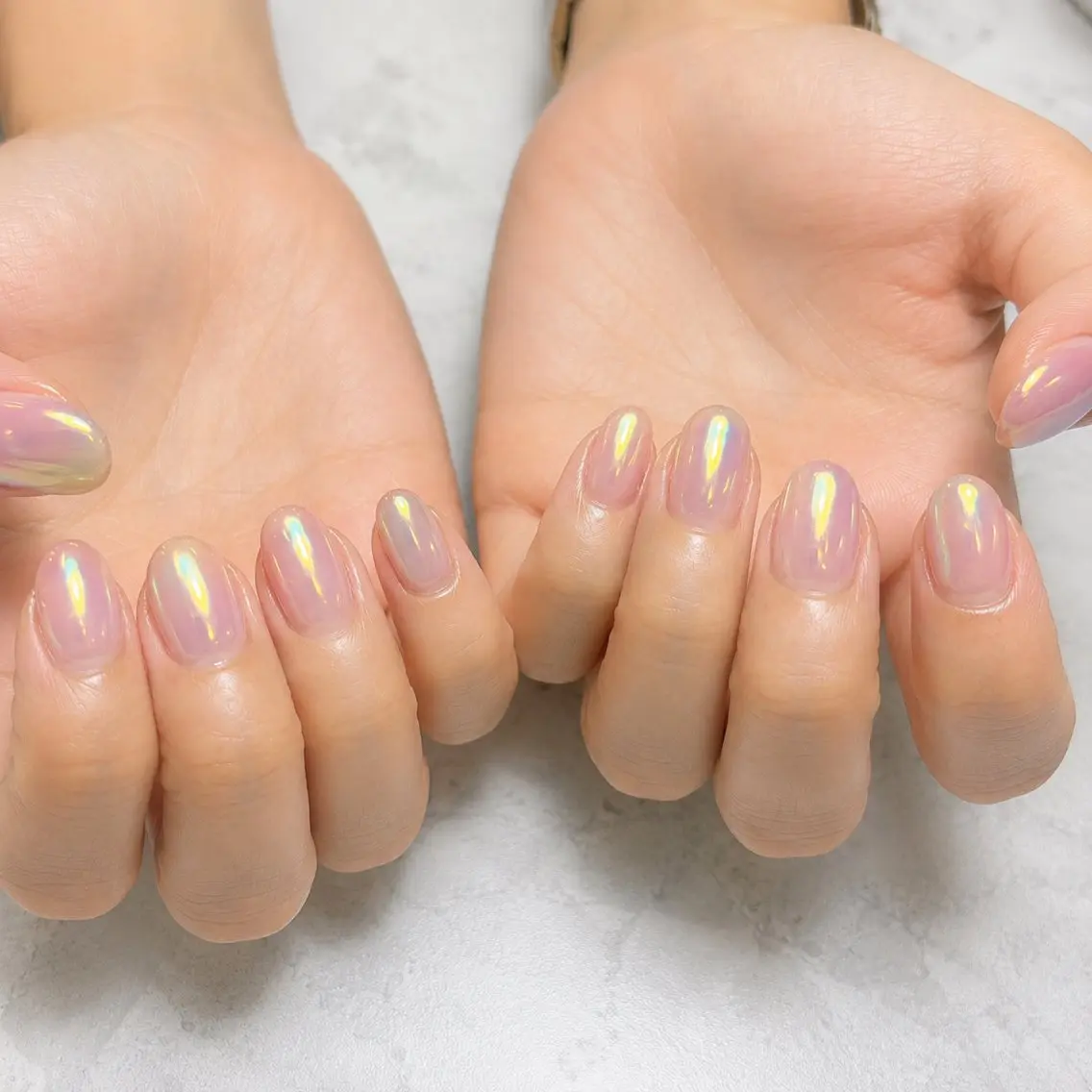 【ミニモ限定💅✨️】ミラーor オーロラネイル🩵オフ有無OK!の写真