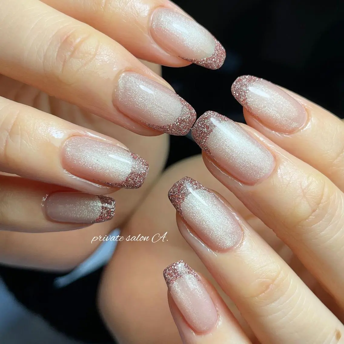 ネイル フラッシュネイル ラメ(グリッター) richeri beautyのネイルデザイン