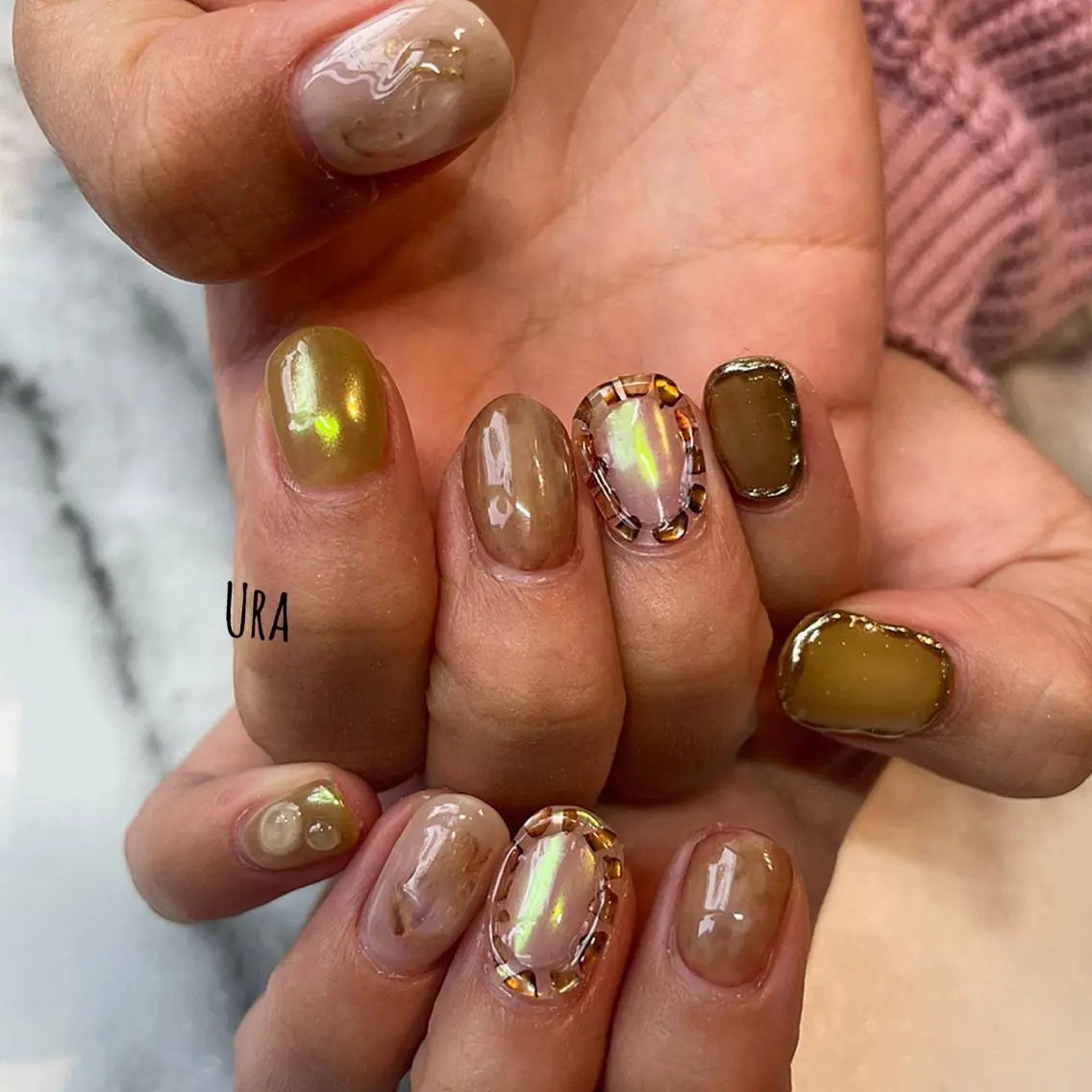 ネイル ハンドネイル UrakoNail 《nail》のネイルデザイン
