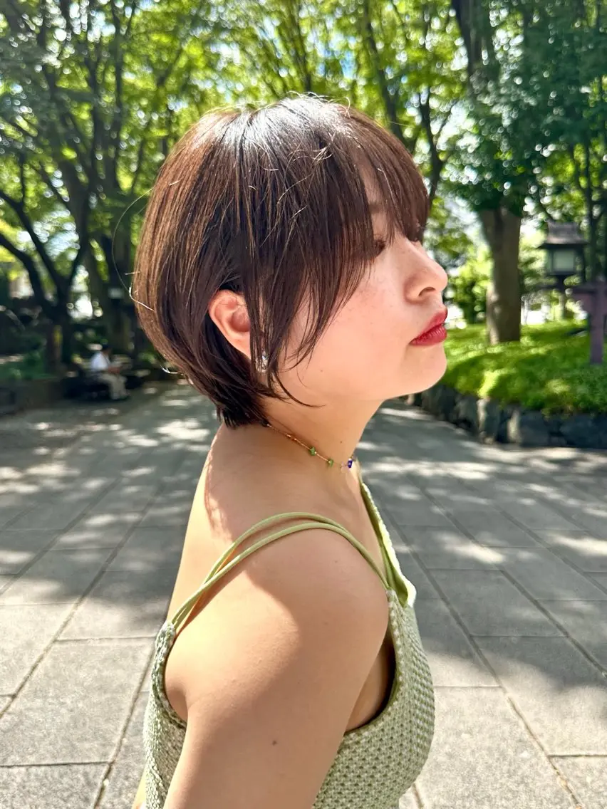 ショート ショートヘア カット ヘアカラー トリートメント ヘッドスパ taiga レイヤー /髪質改善/矯正🌈のヘアスタイル