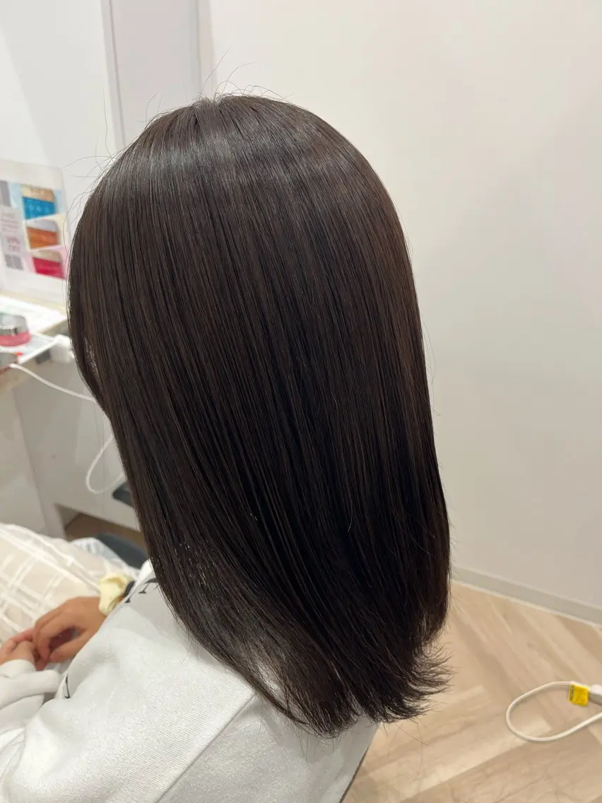 ミディアム カラー ブラウンカラー ナチュラルブラウン 🫧ぷる艶カラー🫧 Yuubi🦩のヘアスタイル