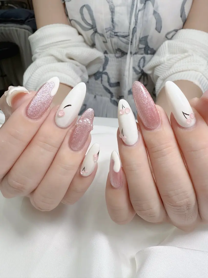 セミロング ハンドネイル Chann Channのネイルデザイン