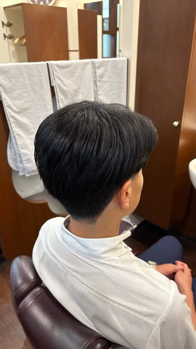 ミディアム メンズ コンダ フウマのヘアスタイル