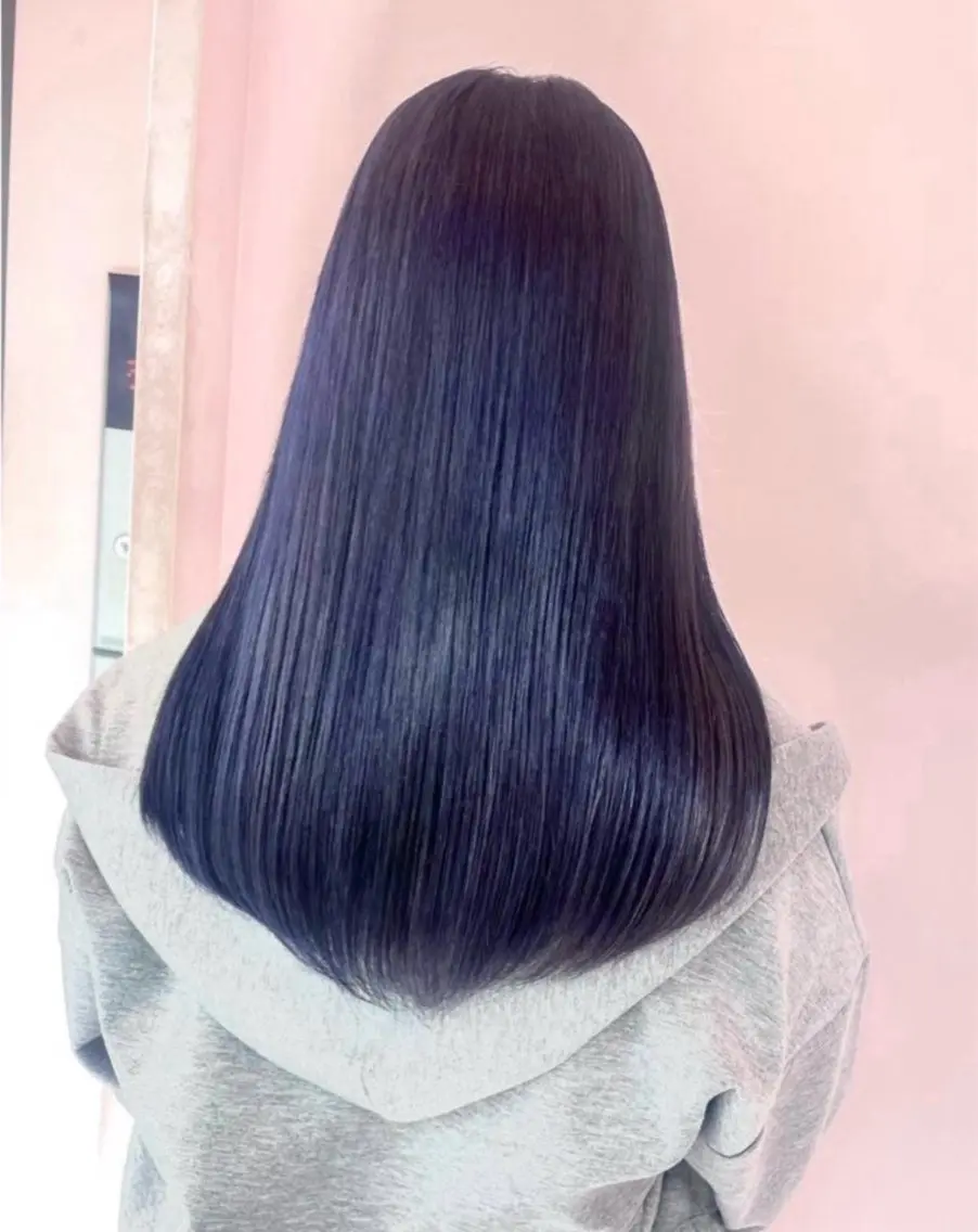 💎💙ダブルカラー ブルー系💙💎【全頭ブリーチ➕カラー】➕キューティクルトリートメント✨の写真