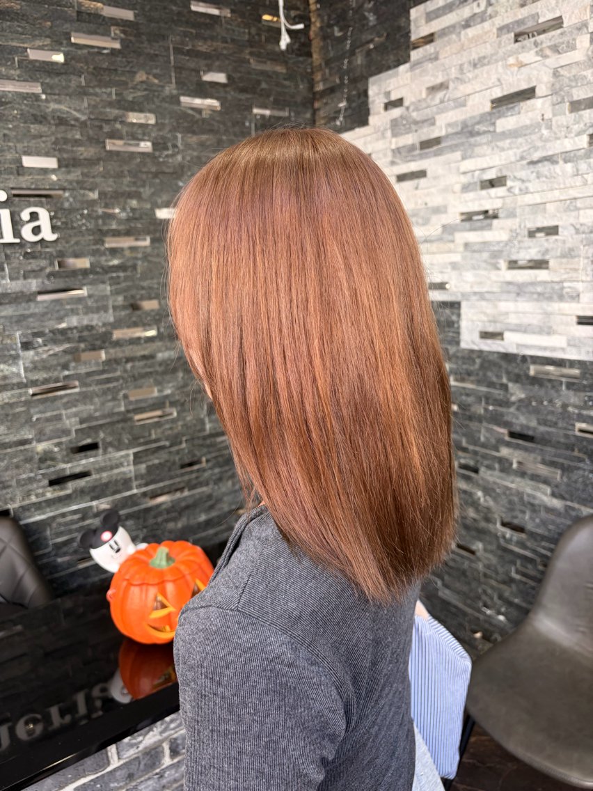 ミディアム カラー ヘアカラー ﾓﾃﾞﾙさん 大募集🌟Mayuのヘアスタイル