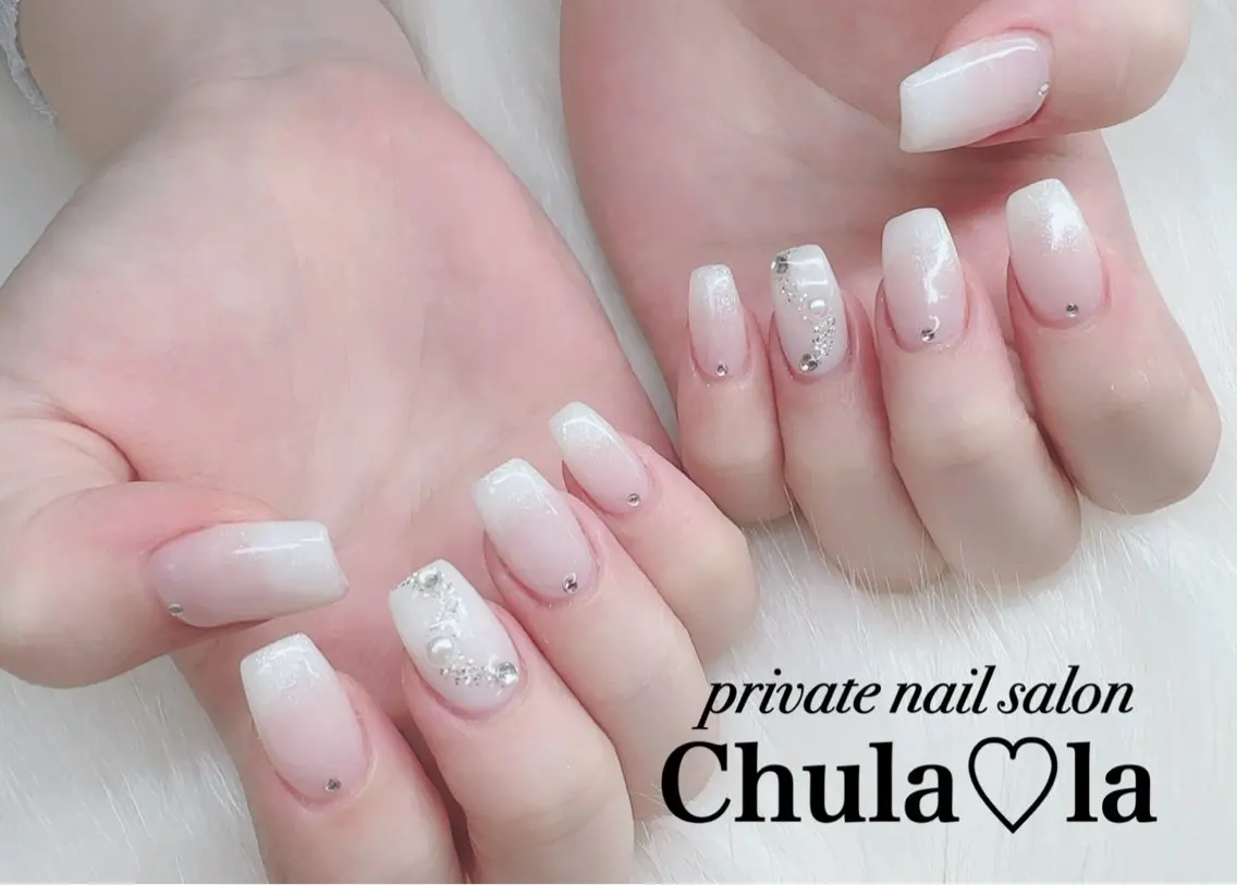 ネイル アートネイル ストーンネイル ハンドネイル Chula♡la 豊見城市高安のネイルデザイン