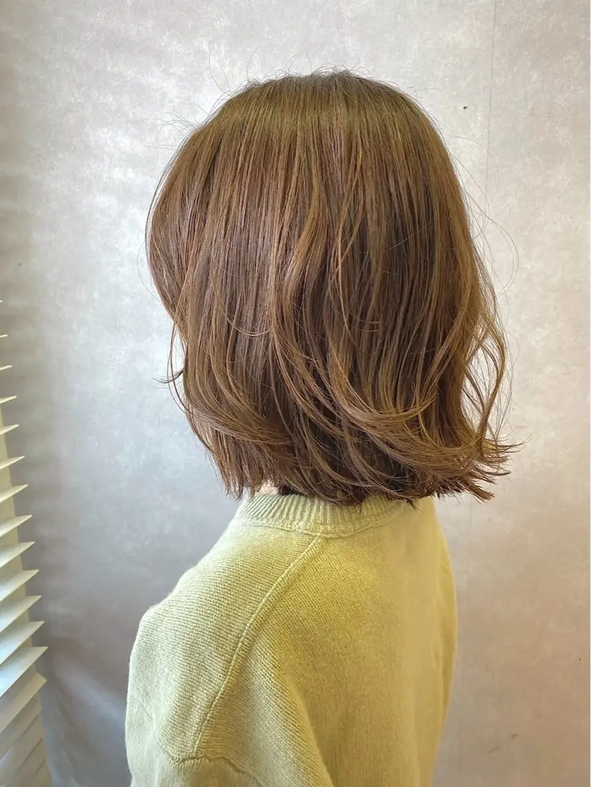 カラー 上之門 未結のヘアスタイル