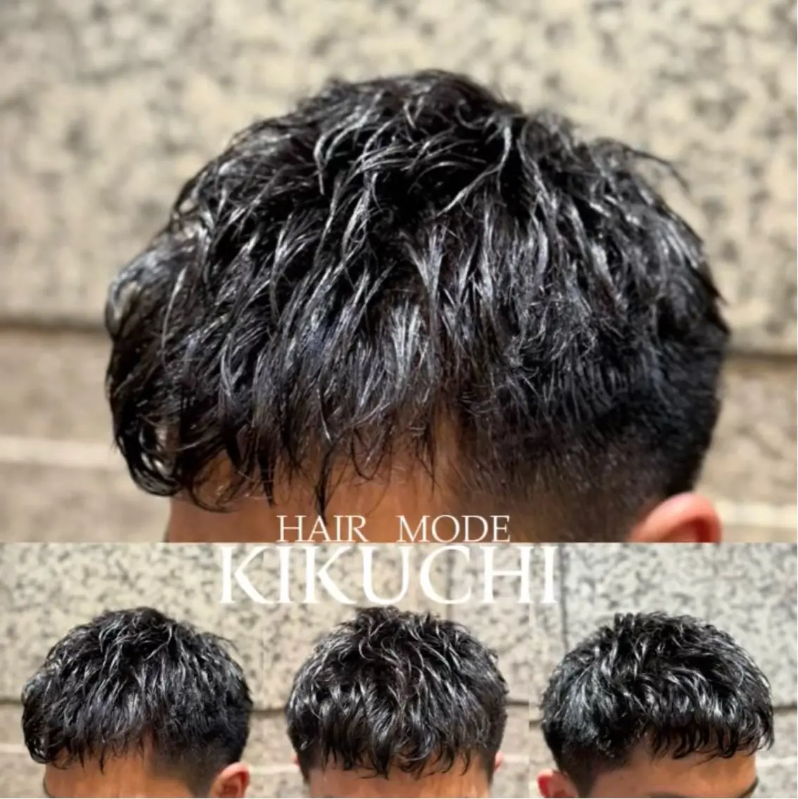 ショート カット パーマ 木下 翼のヘアスタイル