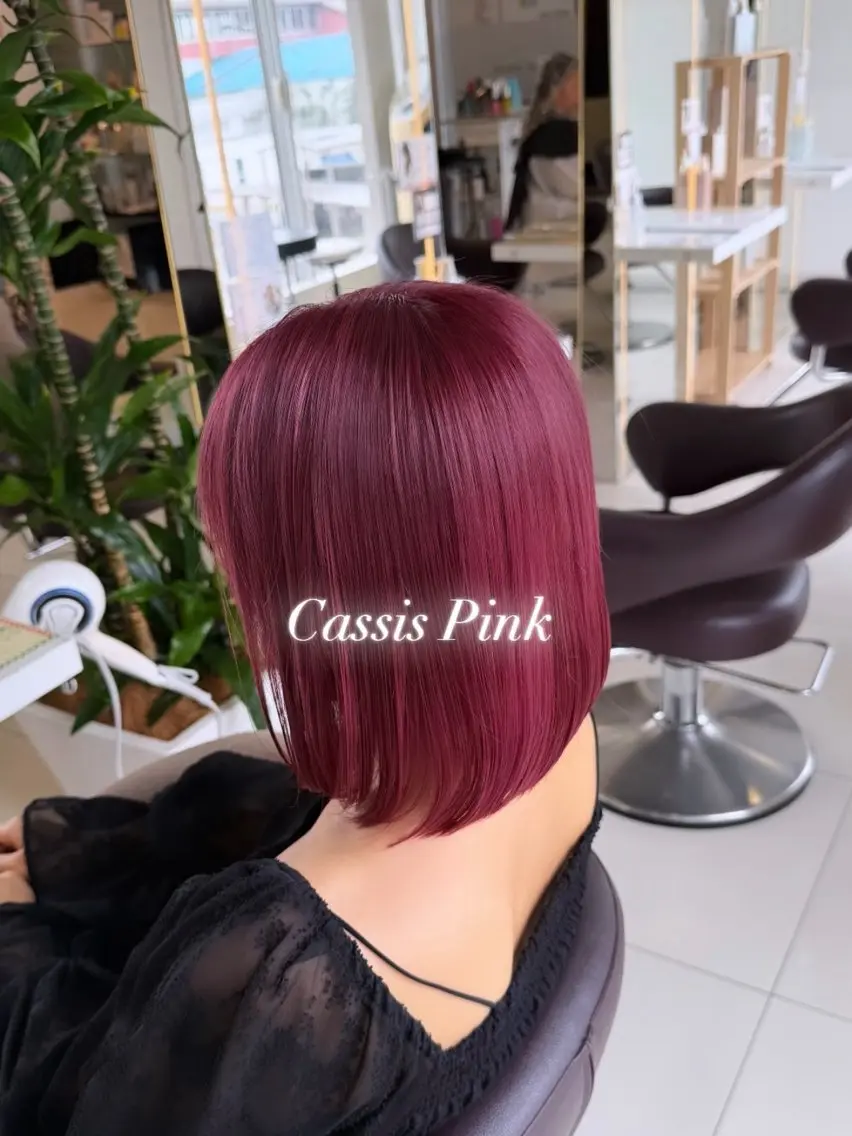 ミディアム ヘアカラー 暖色カラー❤️ カワノ アカネのヘアスタイル