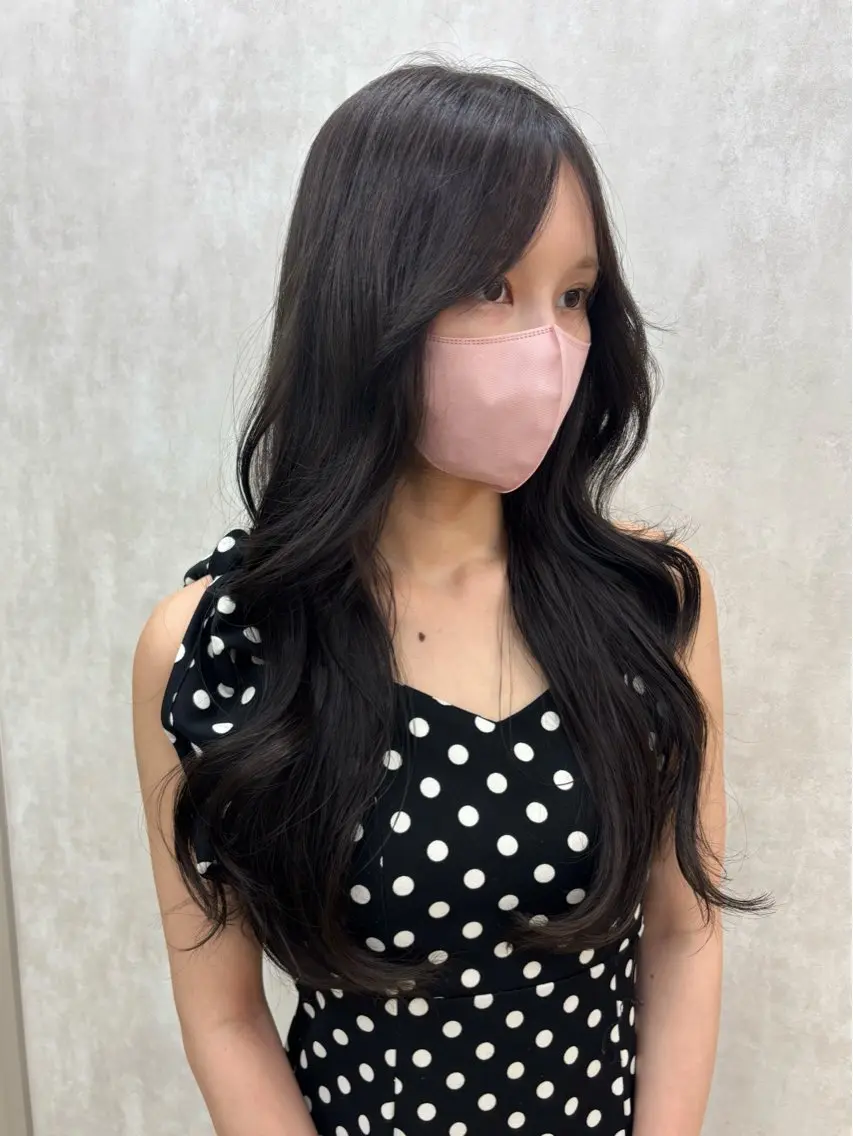 カラー ヘアカラー 梅原 結唯のヘアスタイル