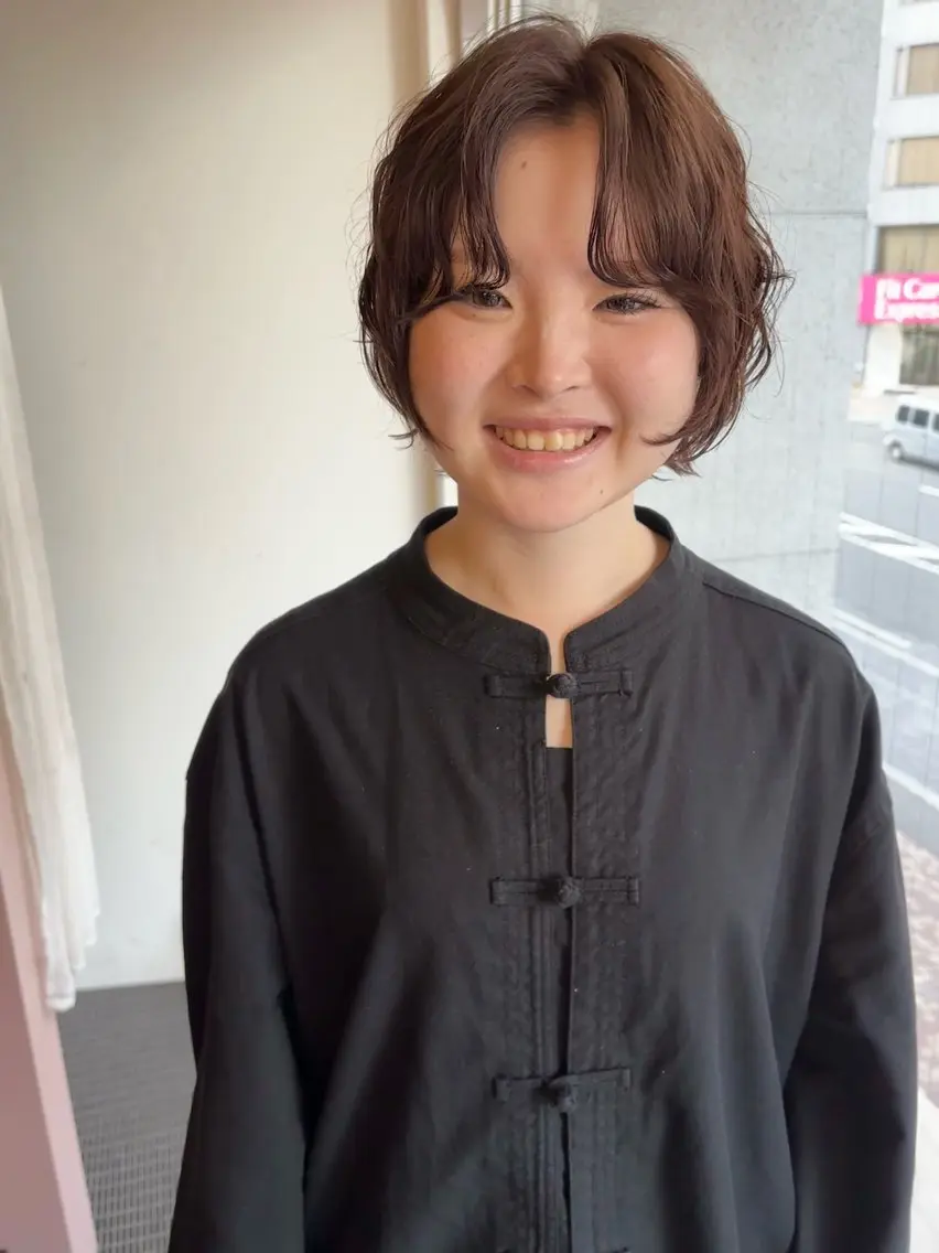 ショート カラー ラベンダーカラー ヘアカラー 美空🐇 レイヤー / 透明感カラー🩰のヘアスタイル