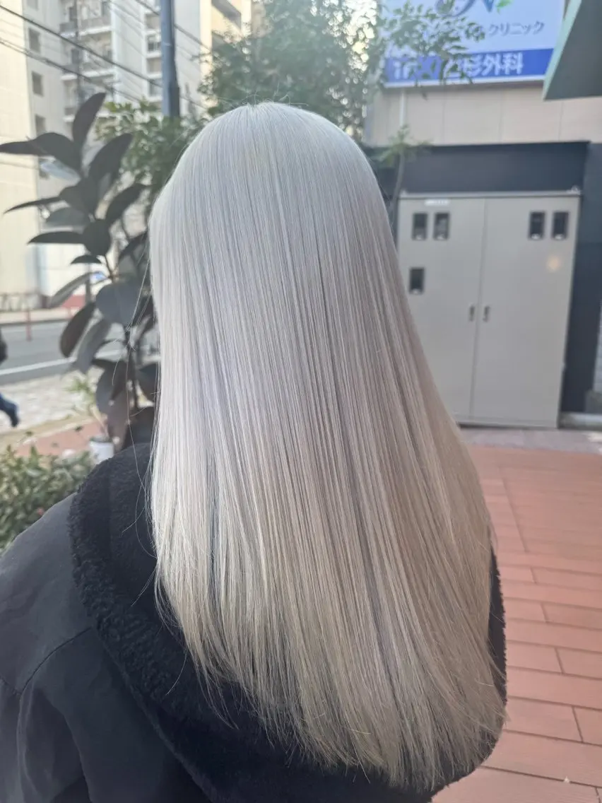 ロング カラー ヘアカラー トリートメント 🫧🧸カラーヘアメ 🫧MIO🧸🫧のヘアスタイル