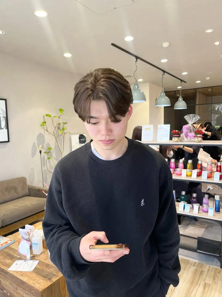 カラー メンズ メンズ特化 タメイシのヘアスタイル