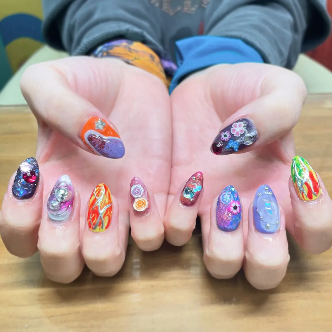 ネイル ハンドネイル posa nail モエミのネイルデザイン
