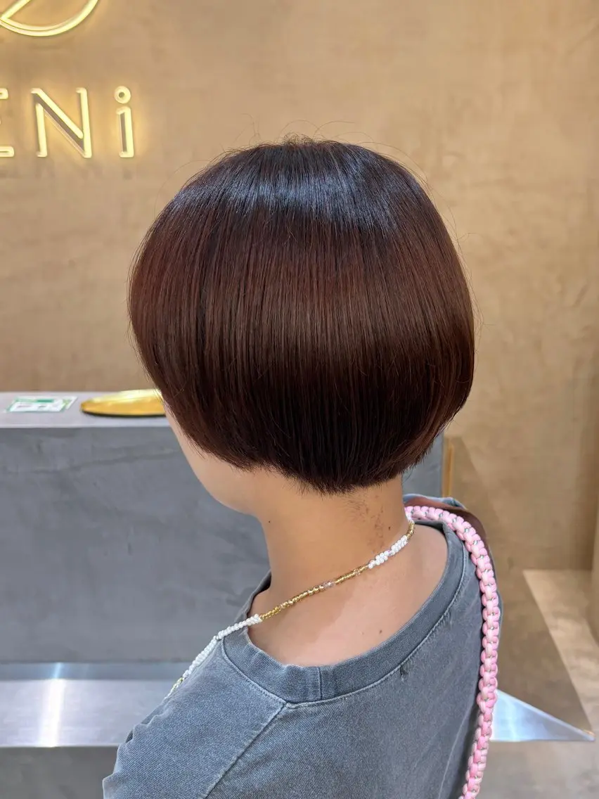 カラー ヘアカラー 紅葉☘ ̖́- /似合わせカットのヘアスタイル