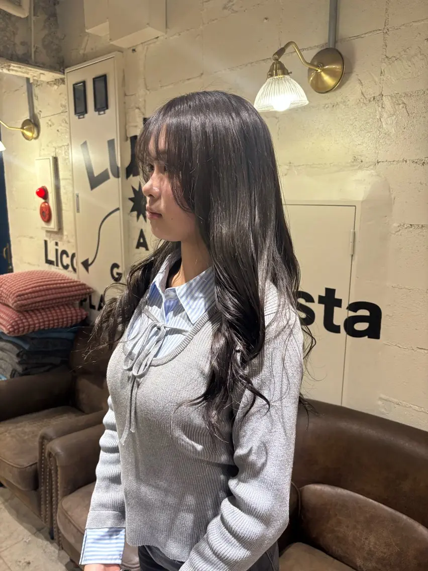 ロング アイスグレージュ 🍀うる艶カラー🍀 ayuのヘアスタイル