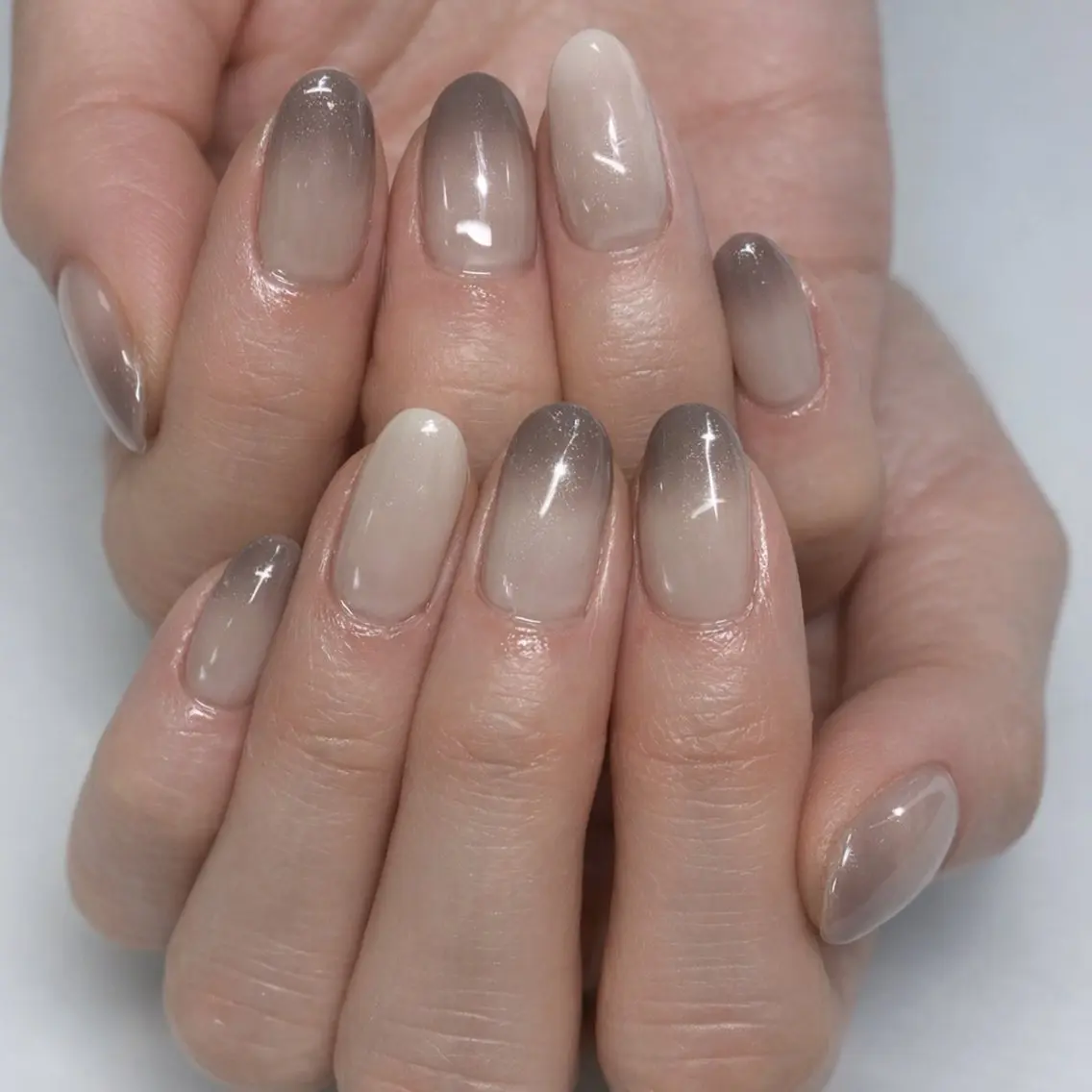 ネイル グラデーション オフィスネイル シンプルネイル ハンドネイル Kii nailのネイルデザイン