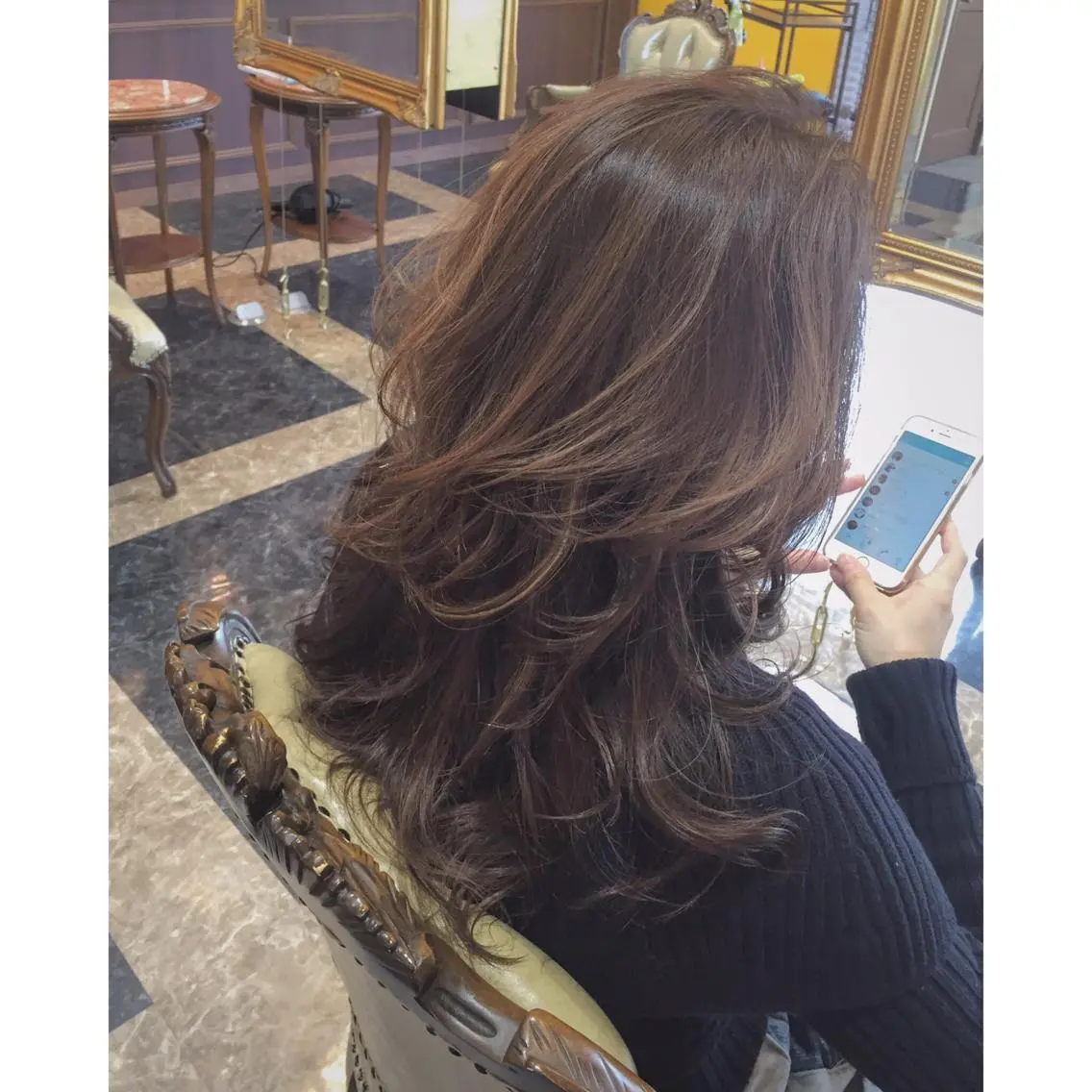 ショート ミディアム セミロング ロング カラー ハイライトカラー ハイライト 圧倒的なクォリティ✨ waku 岡崎店のヘアスタイル