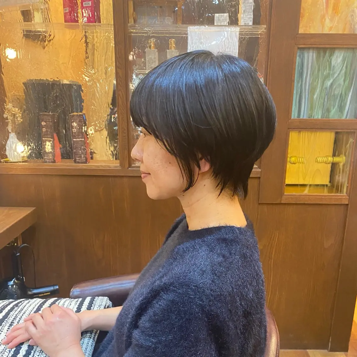 ショート くびれヘア ショートヘア 香取 里実のヘアスタイル