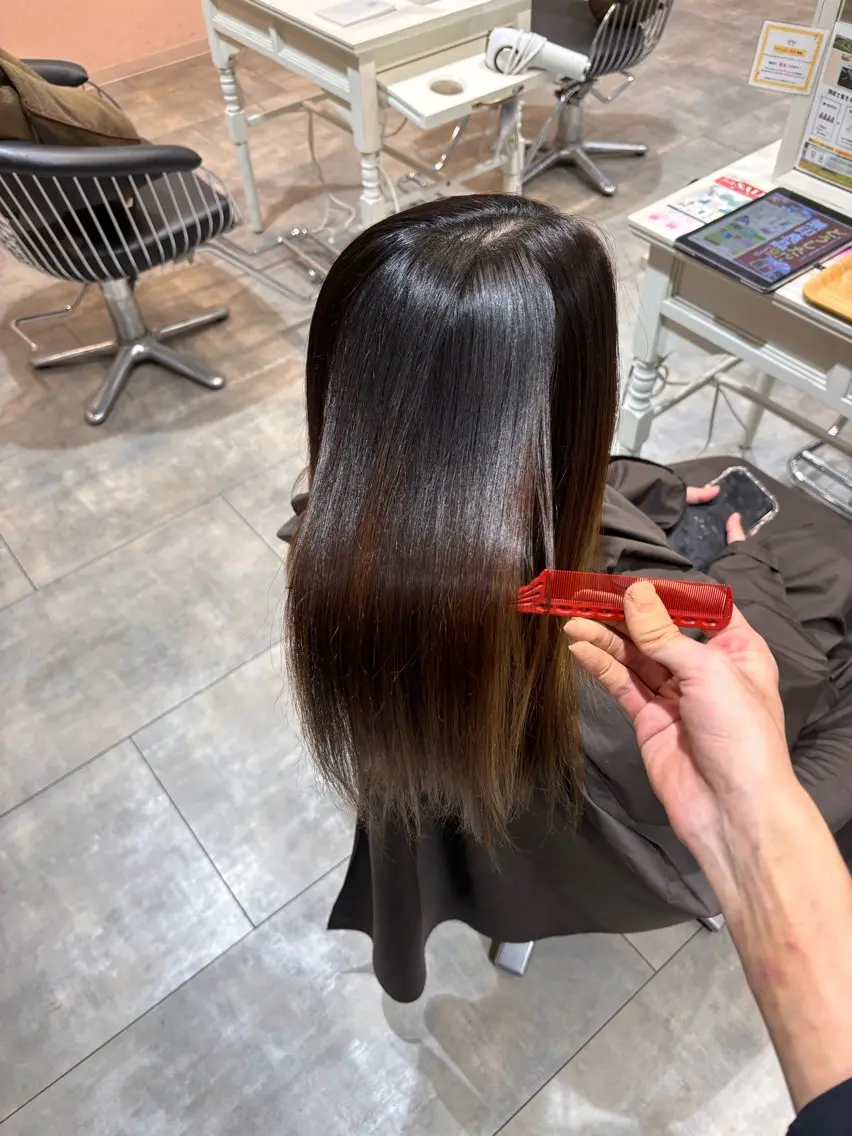 ロング 伸ばしかけ 髪質改善 髪質改善 田中大貴のヘアスタイル