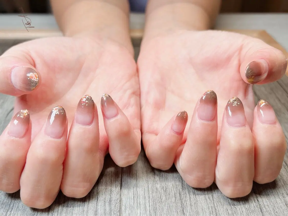 ネイル ジェルネイル グラデーション スカルプネイル シンプルネイル 夏ネイル T&A nailのネイルデザイン