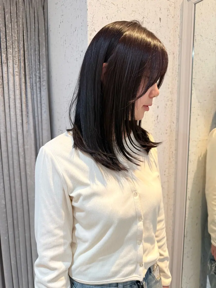セミロング カラー カット ヘアカラー トリートメント mai / linoah˚✧のヘアスタイル