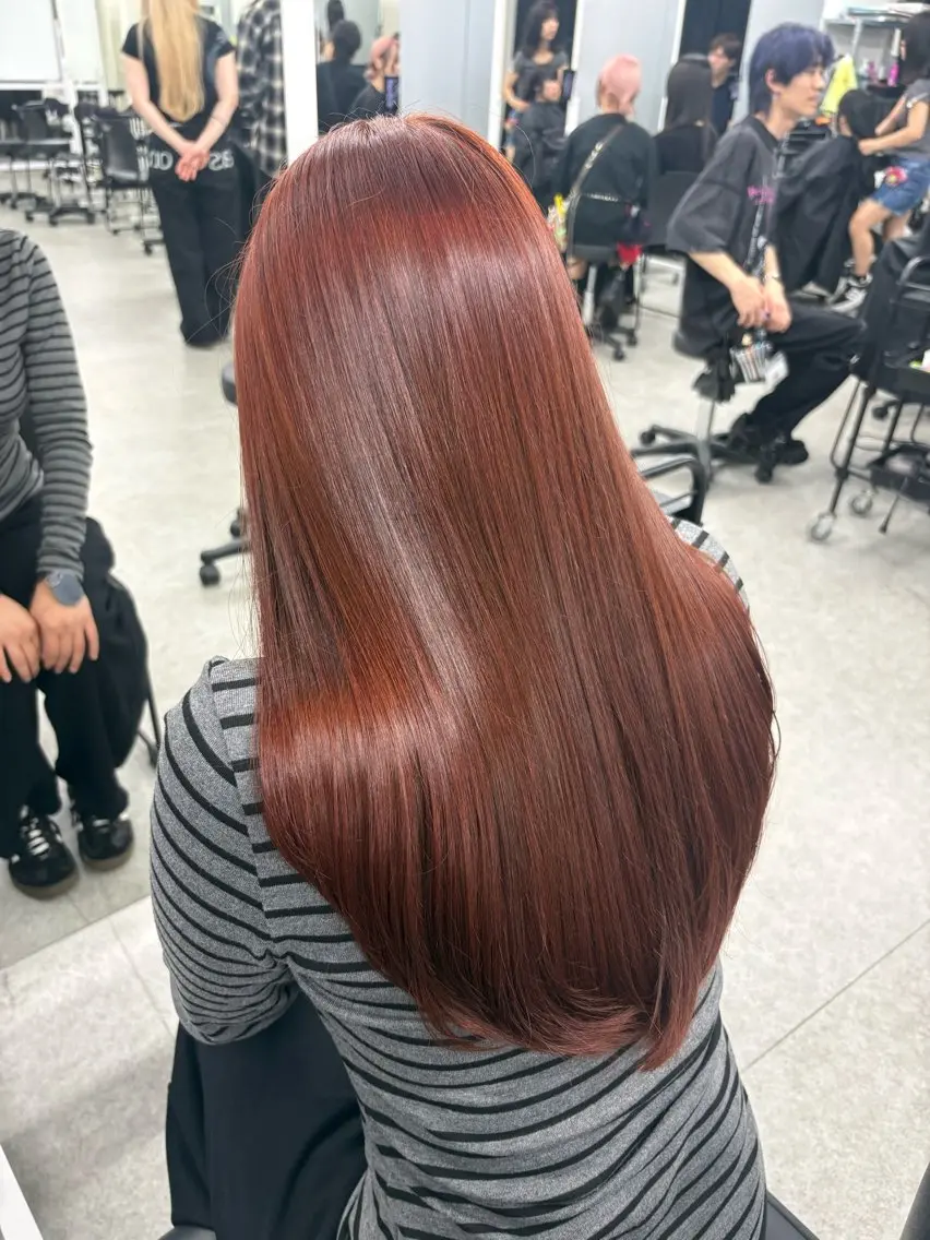 ロング カラー ヘアカラー トリートメント 💕мei 透明感カラー💕のヘアスタイル