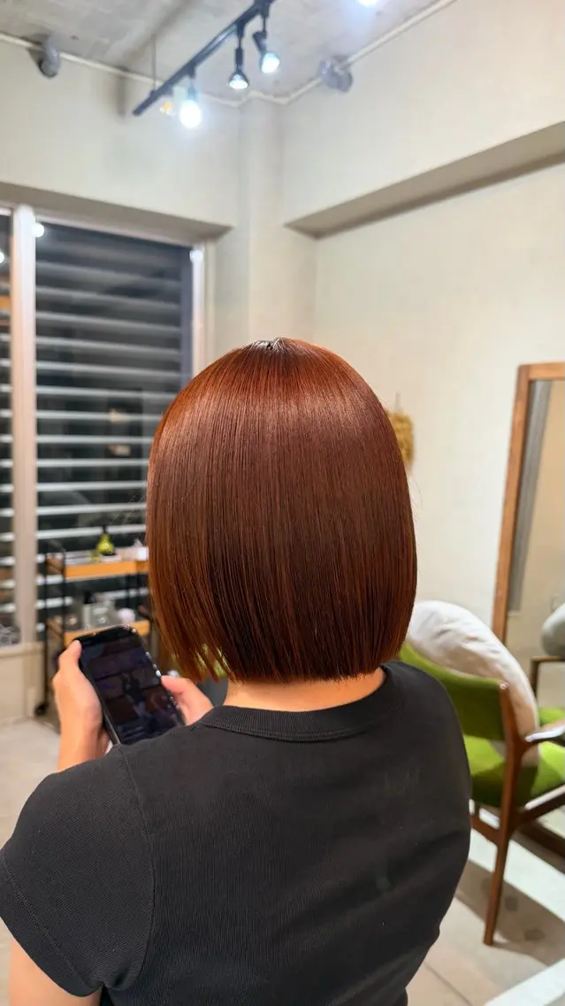 ミディアム カラー ヘアカラー ruup  Aru みさきのヘアスタイル