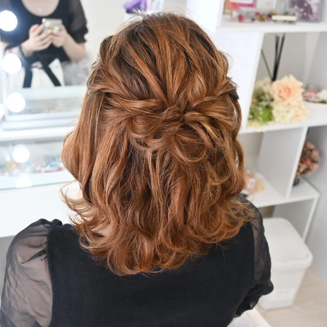 ヘアアレンジ 麻優 ヘアセットのヘアスタイル
