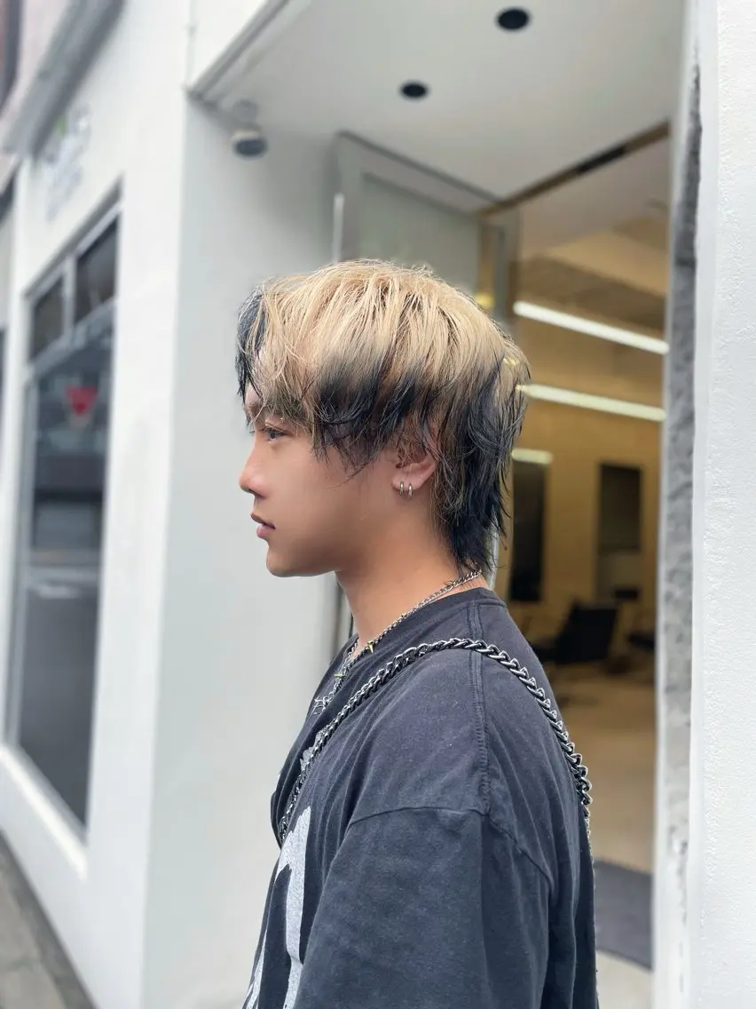 メンズ ヘアカラー yuki ユキのヘアスタイル