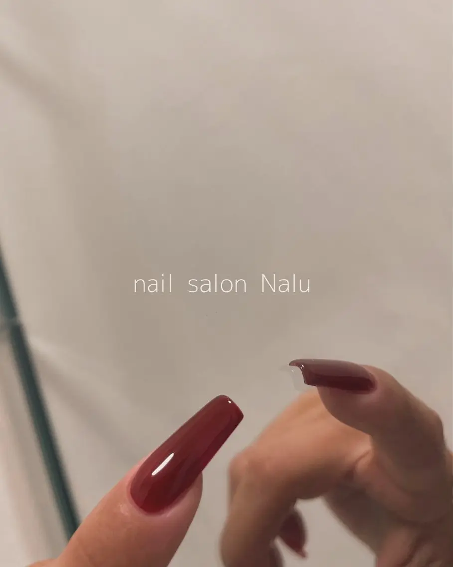 ネイル ワンカラーネイル NAIL SALON Naluのネイルデザイン